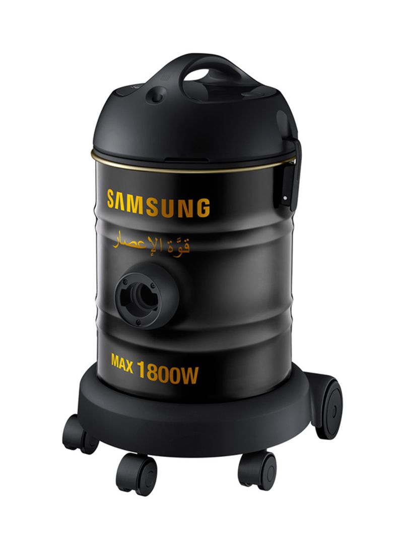 Wet And Dry Vacuum Cleaner With Detachable Filter 1800W SW7559 Black/Grey